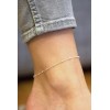 custom craft Silver Anklet Ankle Bracelet 9-11" Italian 925 Sterling