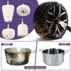 Liliful 12 Pcs 8" Airway Polishing Wheel Kit in Diameter