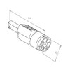 TOTO Soft Closing Unit for Toilet Seats, Regular Size, TCH620-1N