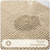Homaxy Chenille Bathroom Rug, Non-Slip Bath Mat, Washable Bath Mat,