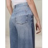 FUNTOUR Womens French Terry Sweatpants Jeans Wide Leg Sophiy Rags
