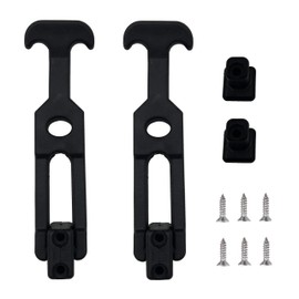 Creatyi 4 PCS Latest Model 6.3'' Rubber Flexible T-Handle Draw Latches,for Tool Box,Cooler, Golf Cart, Engineering Machine Hood or Farm Machinery (4 PCS 6.3'')