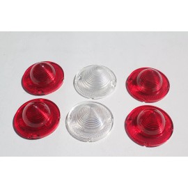 Classic GM 1958 Chevy Impala Rear Tail Light Lamp Backup Lenses 6 Six Piece Set New