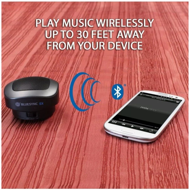 GOgroove Portable Pocket-Sized Rechargeable Bluetooth Speaker with Expanding Bas