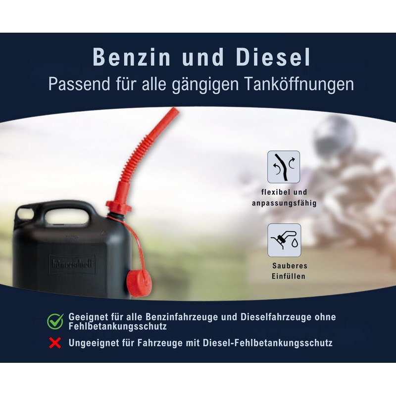 hünersdorff 819711 Outlet Pipe Premium Petrol Red