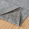 Farmhouse Rustic Faux Linen Table Runner Neutral Grey Table Runners