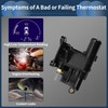 INFINAUTO Car Thermostat for Mazda 6 2.5L 2009-2013 Inner Engine