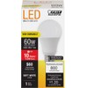 Feit Electric A19 LED Light Bulb, 60W Equivalent, E26 Medium