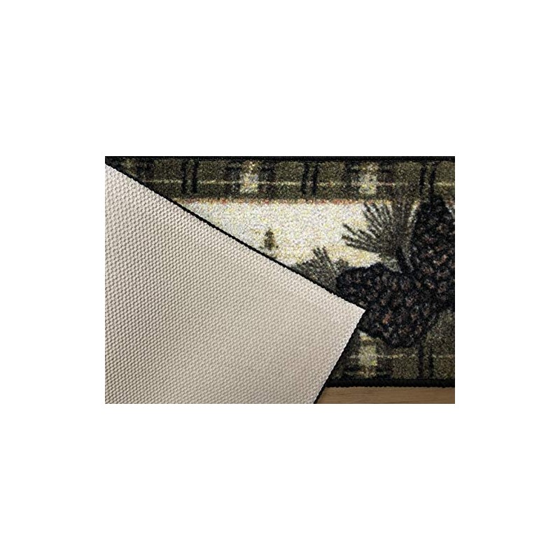 Cozy Cabin Stair Treads 9"x30" 3 Pack, Whispering Pines