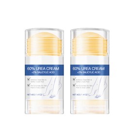 Urea Foot Cream 60%-Hornhaut Entfernen Fuß, Fußcreme Trockene Füße, Intensive Cracked Heel Repair,Feuchtigkeitspflege für Trockene Füße, Hornhaut & Hornhautentferner, Schnell Einziehend, Nicht Fettend