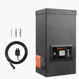 VEVOR Low Voltage Transformer, 300W, 120V AC to 12V/14V AC Landscape Lighting Transformer with Photocell Sensor and Timer, Weatherproof, for Outdoor, Spotlight, Garden Pathway Light, Pool Spa Light