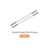 METALLIXITY Double Threaded Stud Bolt Rod Bolt M4 Screw 80mm