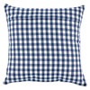 DII Pillow Cover Gingham/Check Kitchen & Home Décor, 18x18, Navy