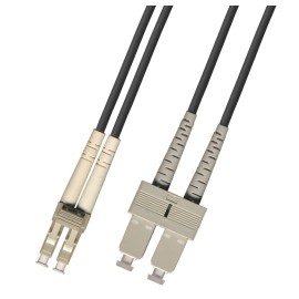 RiteAV 10M 32.8ft LC-SC Outdoor Fiber Cable Duplex Multimode 50/125 10Gb Gigabit 10M