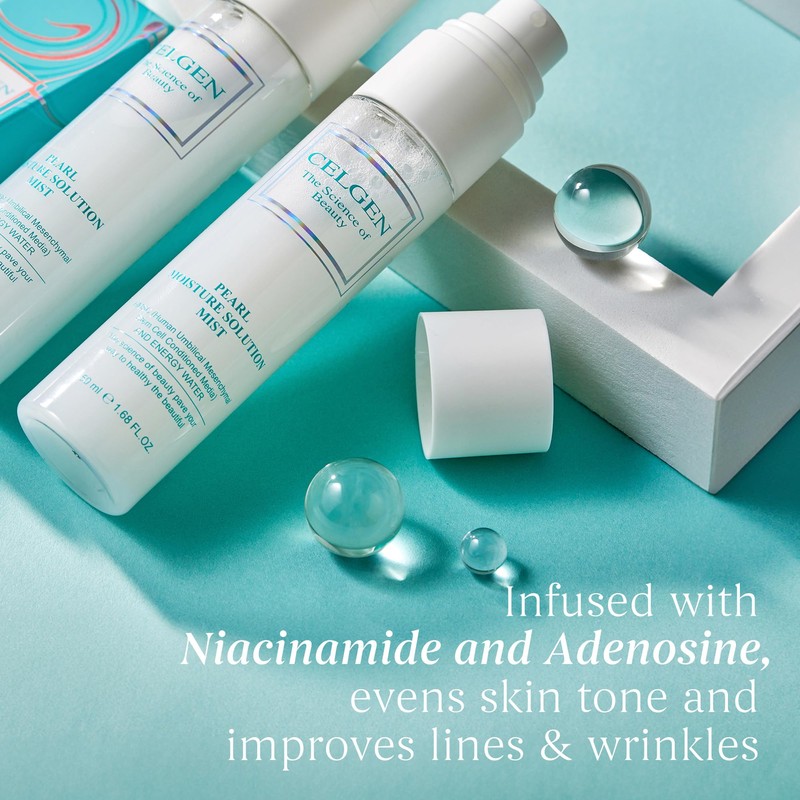 CELGEN] Pearl Moisture Solution Mist, 4.9 Fl. Oz./145ml