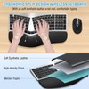 Ergonomic Wireless Keyboard Mouse Combo, EDJO Bluetooth/2.4G Dual Channel, Split