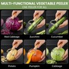 Vegetable Peeler for Kitchen, Stainless Steel Blade with Ergonomic Non-Slip