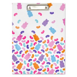iscream 9" x 12" Clipboard Portfolio with Notepad, Envelopes and Stickers - Jelly Bears