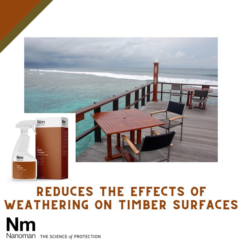 NANOMAN Timber Wood Water Liquids and Stain Penetrating Sealer 750mL