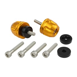 POSH FAITH Motorcycle Supplies Handlebar End Revolver End Honda / Suzuki Genuine Handle M6 Type CB1300SF/SB | CT125 Hunter Cub, Gold 032176-04