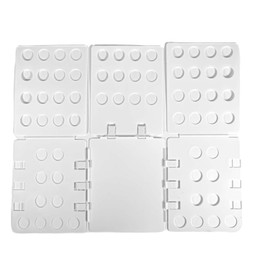 INTIRILIFE Folding Board Clothes Folding Aid in White – 67.5 x 58 cm – Laundry Folder for Quick Folding of Clothes, Clothes, Shirts, T-Shirts, Jumpers