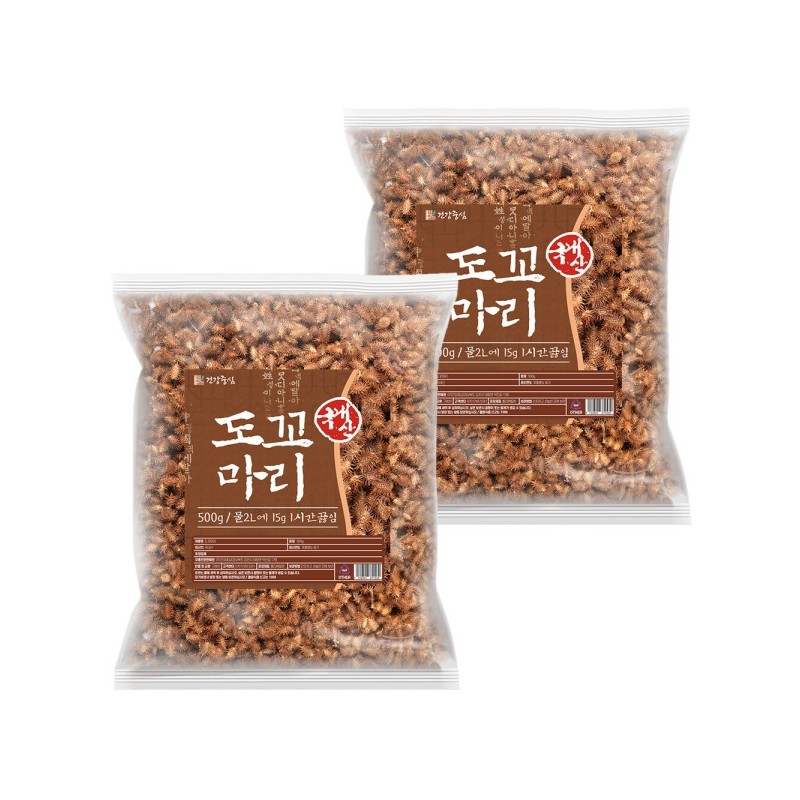 Domestic Dokkomari Dokgomari Changja 500g x 2 / 국산 도꼬마리