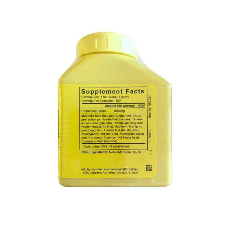 Sun Ten - Cyperus & Cluster Formula Granules/Xiang Sha Yang