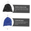 Healeved 3pcs Crochet Hair Net Lightweight Elastic Hair Caps for