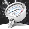 Hydraulic Pressure Gauge 60MPA/9000PSI Base Entry NPT1/4