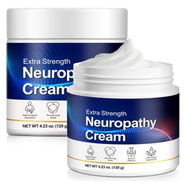 2 Pack Nerve Relief Cream & Natural Ingredients – Soothing Foot & Hand Cream for Nerve Discomfort – Fast-Absorbing Moisturizing for Men & Women (120g)