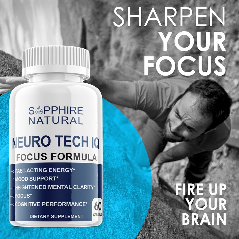 Neuro Tech IQ (5 Pack) Neuro Tech IQ Brain Supplement,