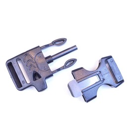 BORED? PARACORD! Flint Fire Starter Buckle - 20 Pack
