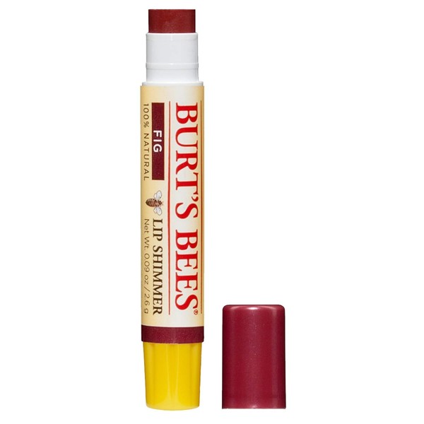 Burt's Bees 100% Natural Moisturizing Lip Shimmer, Fig - 1 Tube