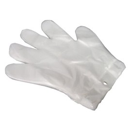 VEPATIM 1000 Disposable Gloves Made of HDPE Blocked Perforated Universal Fit (L)