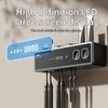 Wall Mounted Toothbrush Holders, Automatic Toothpaste Dispenser, 3 Cup Rechargeable