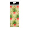 Tree PS Fir Tree Christmas Tree Red Gingham Printed Tissue