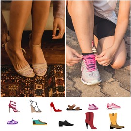 10 Pairs Women's Toe Topper Socks with Padding Toe Pads Covers Forefoot Cushion Pads Toe Cushions Half Socks Non Skid Reusable Forefoot Protectors Pad for Women High Heels (Nude)