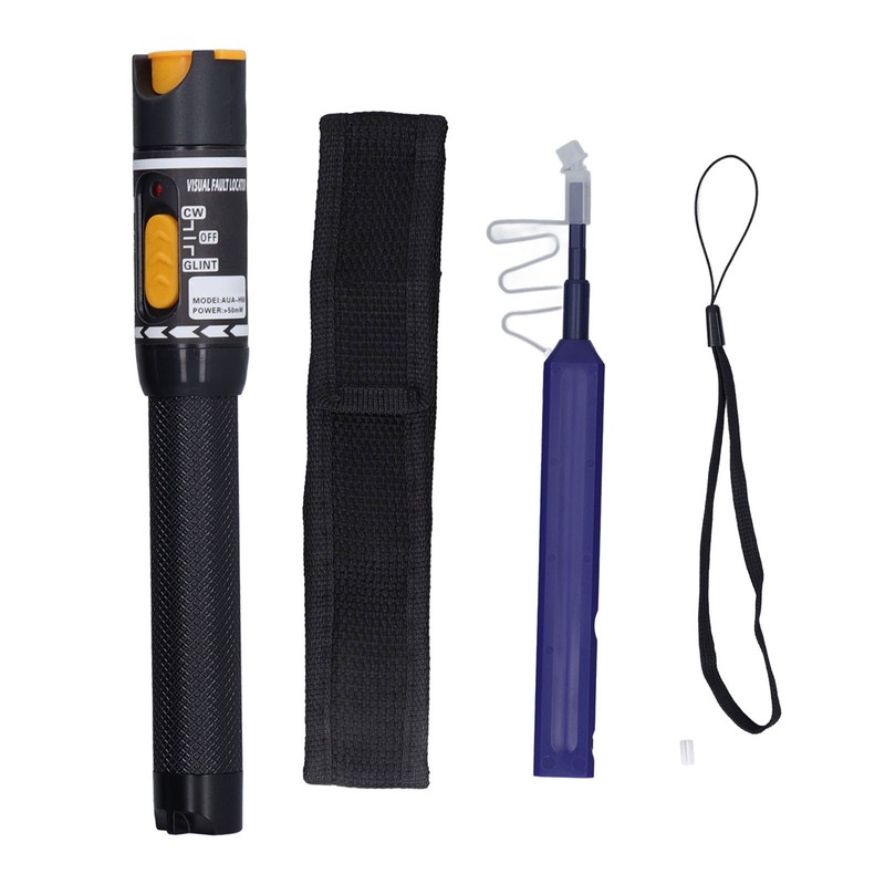 50KM 50mW Fiber Optic Visual Fault Locator Aluminum Alloy VFL