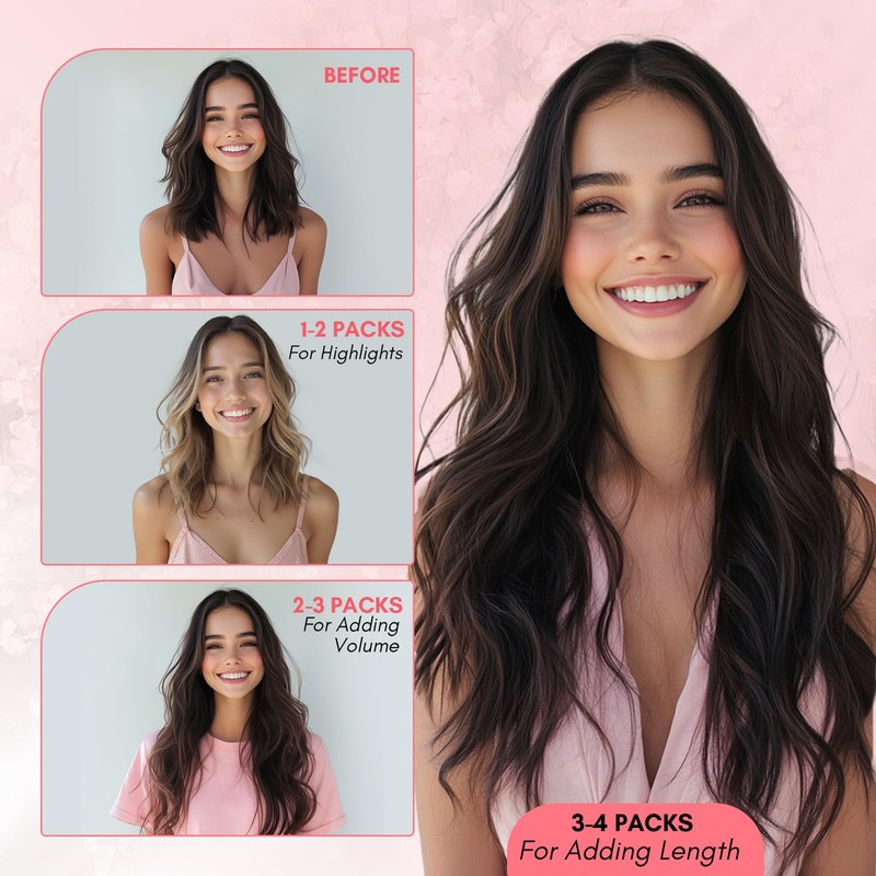 SEGOHAIR Micro Loop Hair Extensions Remy Hair Extensions -20 Inch/50g