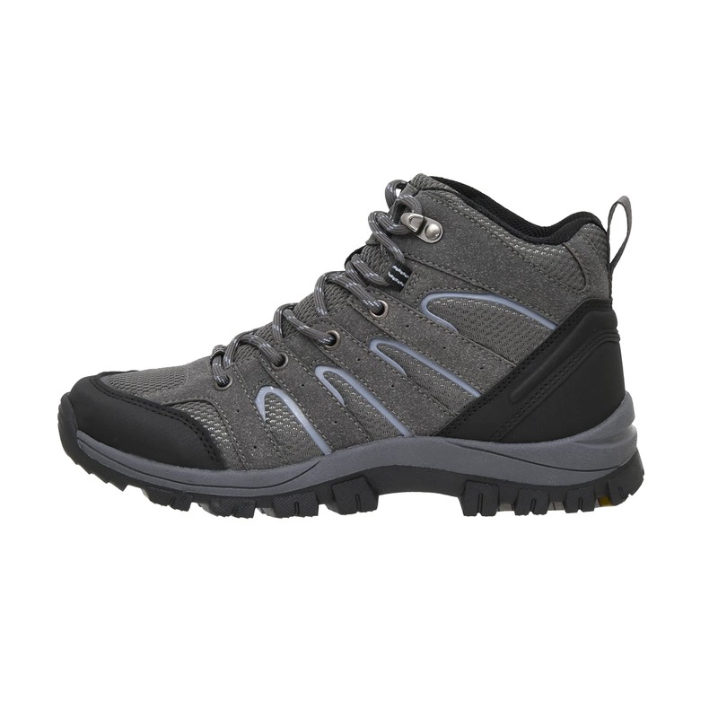 CUSHIONAIRE Women's Bixton Hiking Boot, Gray M 8