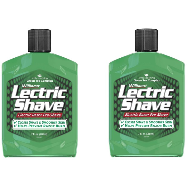 Williams Williams Lectric Shave, Electric Razor Pre-Shave, 7 Ounce (Pack