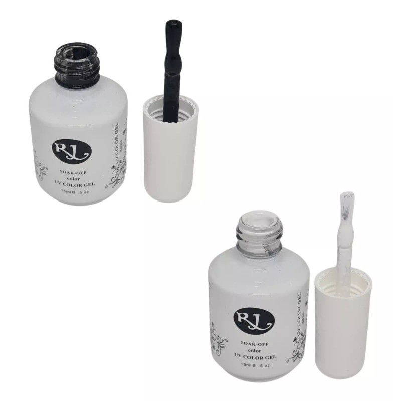 Gelish Pack Gel Semi Permanente De 3 Pasos Blanco Y