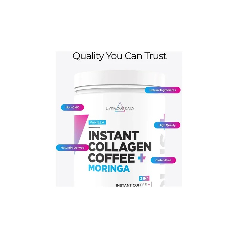 Livingood Daily Café Instantáneo Livingood Con Colágeno 340