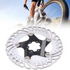 Disc Brake Rotor Black CNC Engraving Milling Anodized Marking Bike