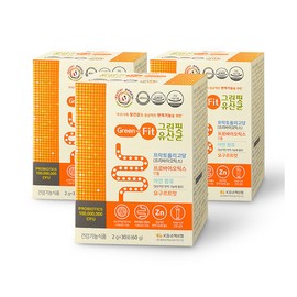 Dr. People Green Fit Lactobacillus 2,000mg / 닥터피플  그린핏유산균 2,000mgX30포X3box(90포) 프리바이오틱스+프로바이오