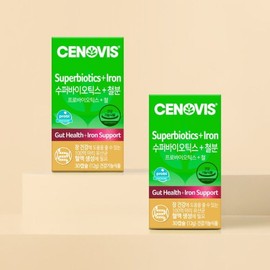 Cenobis Galleria Superbiotics Iron Lactobacillus 30 capsules, 2 x 60-day supply / 갤러리아 수퍼바이오틱스 철분 유산균 30캡슐 2개 60일분