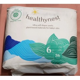 Healthynest Diapers - Size 6 (37+ lbs) - 36 Diapers per Pack - EWG Verified  NEW