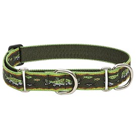LupinePet Originals - Collar martingale de trucha de 1 pulgada para perros medianos y grandes