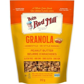 Bob’s Red Mill Gluten Free Granola - Peanut Butter, 312G (Pack of 1)