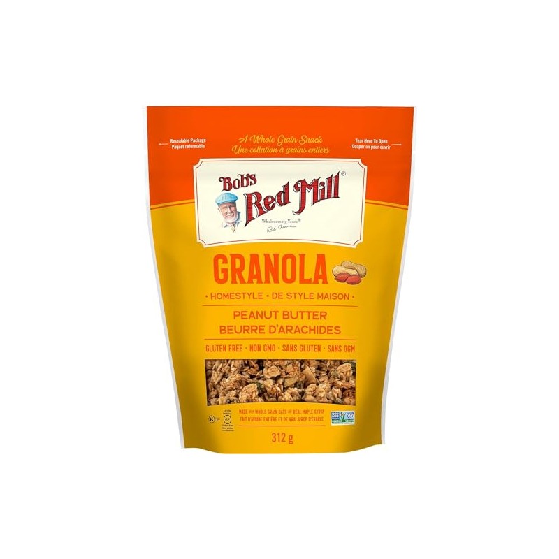 Bob’s Red Mill Gluten Free Granola - Peanut Butter, 312G